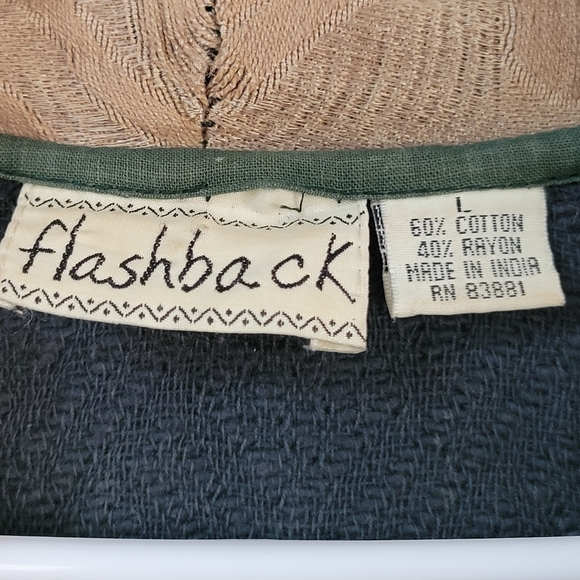 Vintage Flashback Tapestry Jacket Women's Size L Boho Eclectic Grandma Artsy - Picture 3 of 12